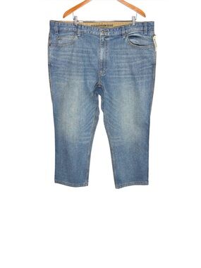 Duluth Men's Ballroom Relaxed Fit Jean Washed Light Denim 44x30